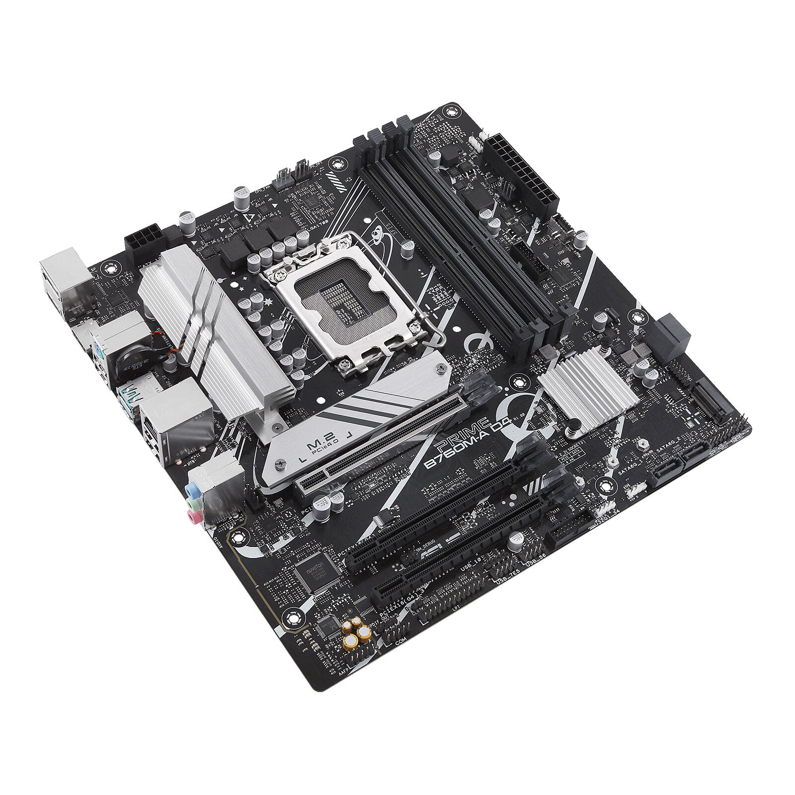 ASUS PRIME B760M-A D4 – INTEL 1700 – 4x DDR4 – M.2 PCIe 4.0 – USB 3.1 – PCIE 4.0 16x – LAN 2.5 GbE – Image 4