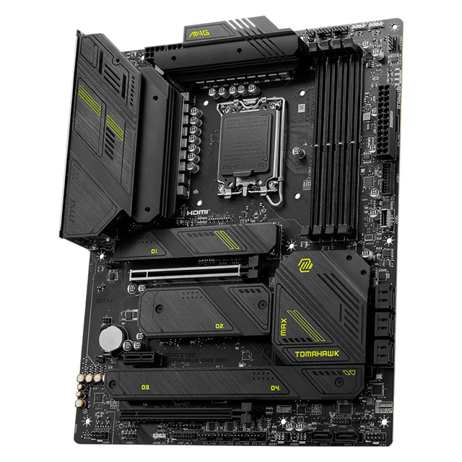 MSI MAG Z790 TOMAHAWK MAX WIFI – SOCKET 1700 – INTEL Z790 – 4XDDR5 – M.2 PCIE 5.0 – WI-FI7 -LAN 2.5 – Image 4