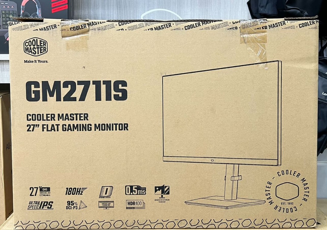 ECRAN COOLER MASTER GM2711S – 27″ 2K QHD – ULTRA IPS – 180HZ – 0.5MS – ADAPTIVE SYNC – HDMI -DP – Image 3