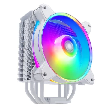 COOLER MASTER HYPER 212 HALO WHITE AIRCOOLING – 120mm ARGB FAN – SOCKET INTEL & AMD -ALUMINIUM-180W – Image 4