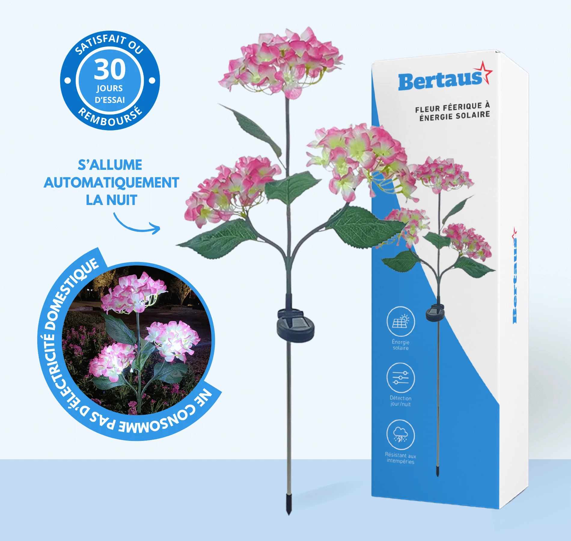 Fleur féerique à énergie solaire – Image 4