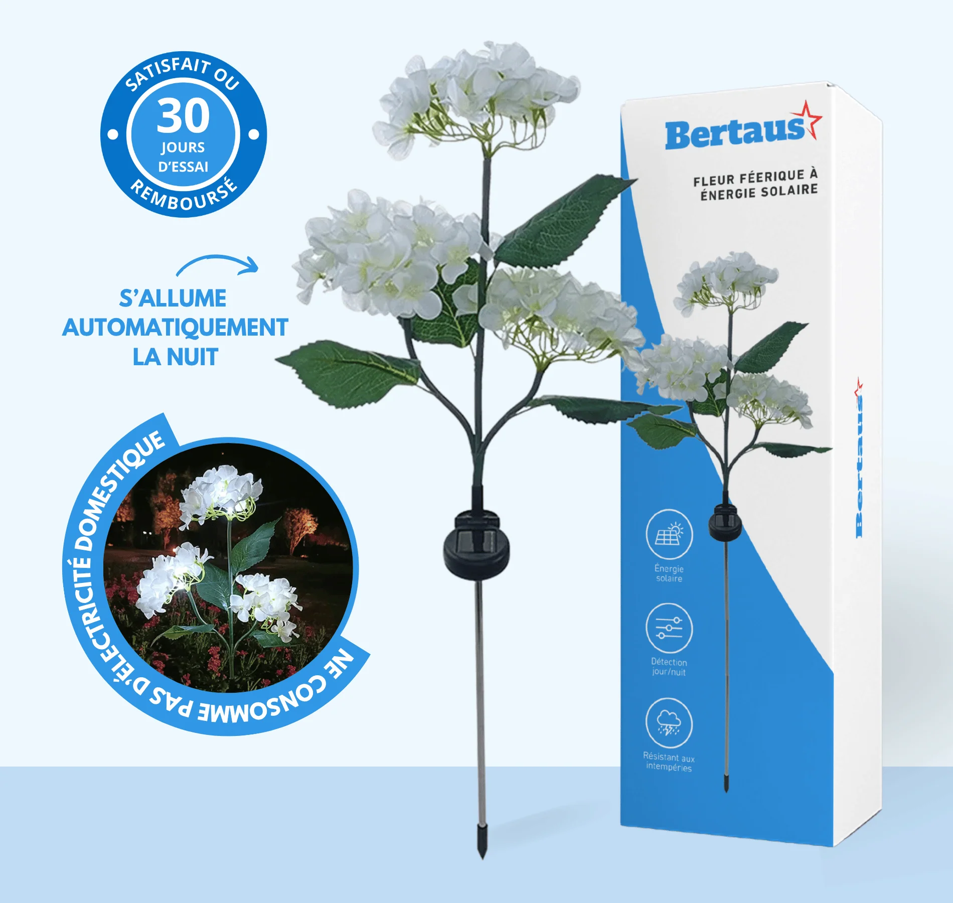 Fleur féerique à énergie solaire – Image 6