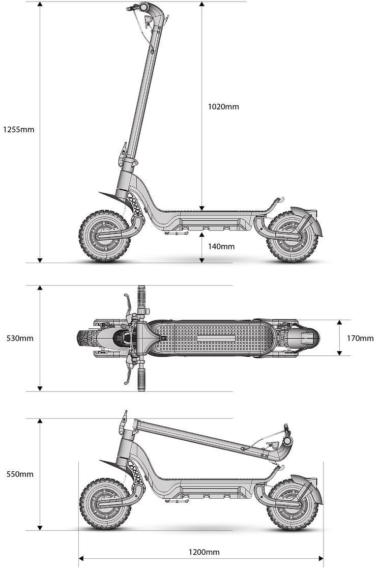 Trottinette Speedtrott XT-1200 – Image 6