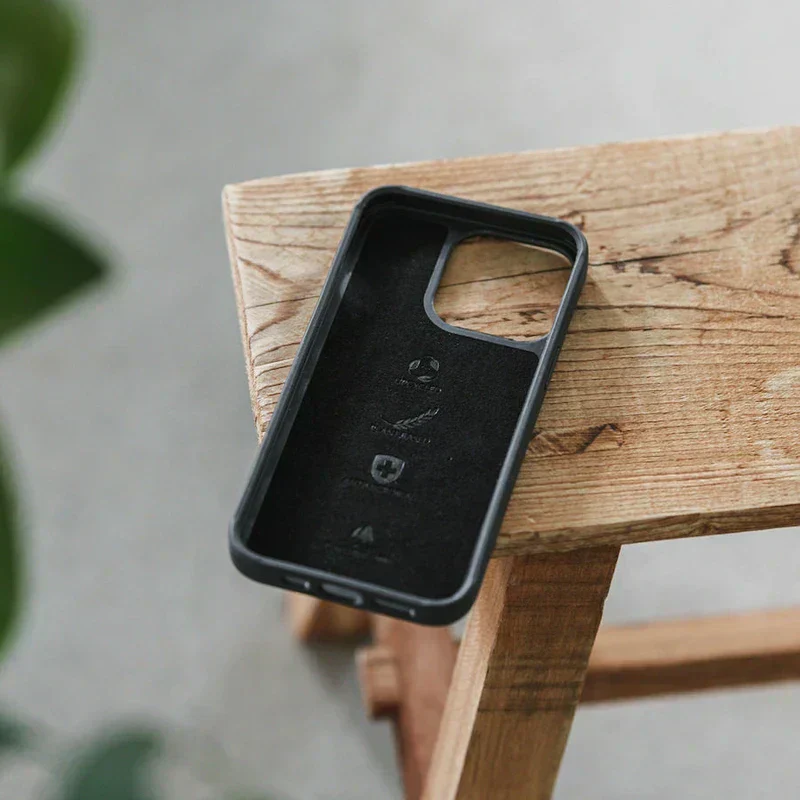 Bio Case + Fullscreen verre blindé iPhone 15 Pro noir – Image 4