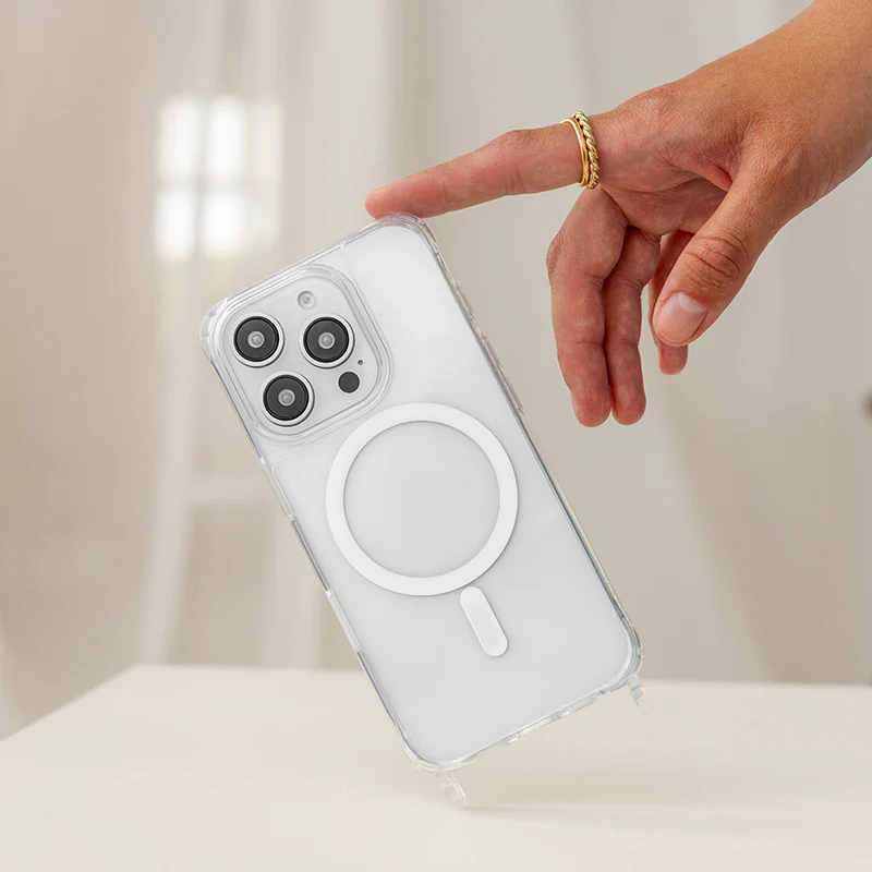 iPhone 16 Pro Chaîne pour téléphone portable Transparent MagSafe – Image 3
