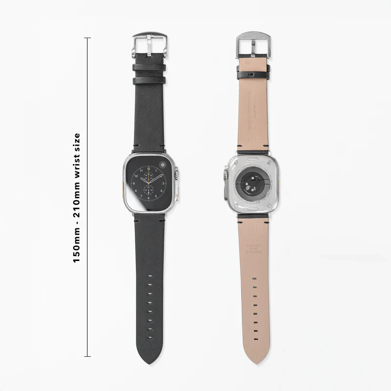 Apple Watch Ultra Bracelet en cuir Vegan – Image 5