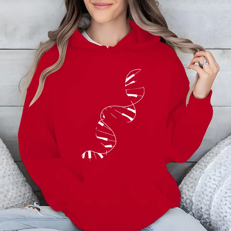 Sweat ADN piano pour femme – Image 8