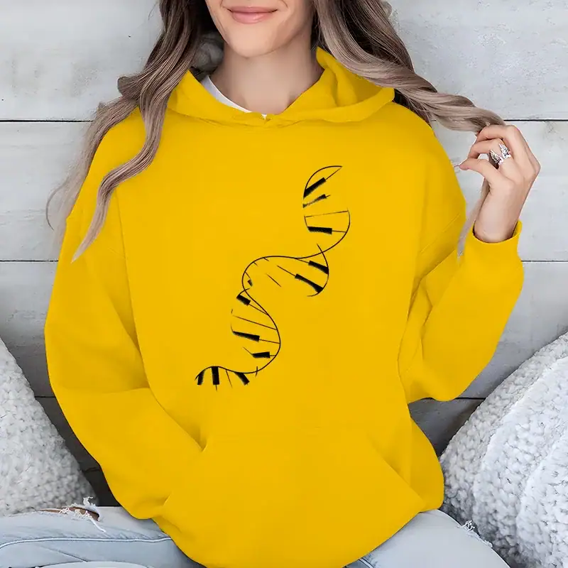 Sweat ADN piano pour femme – Image 9